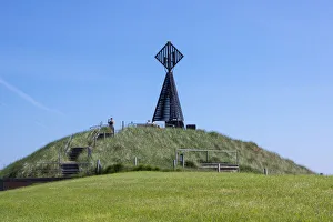 Beacon on the dune, Baltrum, East Frisian Islands, East Frisia, Lower Saxony, Germany Beacon on the dune, Baltrum, East Frisian Islands, East Frisia, Lower Saxony, Germany