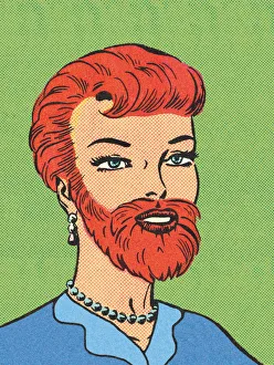 Images Dated 17th July 2003: Bearded lady