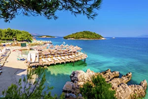 Images Dated 2nd September 2018: Beautiful Ksamil beach, Vlore, Ionian sea, Albania, Balkans, Europe