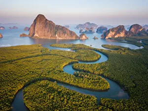 Beautiful landscape Phangnga bay, unseen view of Phangnga, Phuket,Thailand Beautiful landscape Phangnga bay, unseen view of Phangnga, Phuket,Thailand