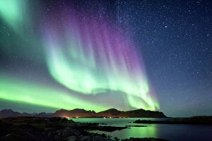 Sunlight Collection: Beautiful Northern Lights aurora borealis borealisgreen Norway nature