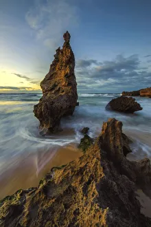 Beautiful Ocean Landscape with Rocks at Sunrise, Kenton-On-Sea, Eastern Cape Province Beautiful Ocean Landscape with Rocks at Sunrise, Kenton-On-Sea, Eastern Cape Province