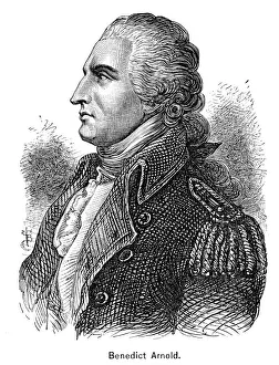 Benedict Arnold American hero engraving 1895 Benedict Arnold American hero engraving 1895