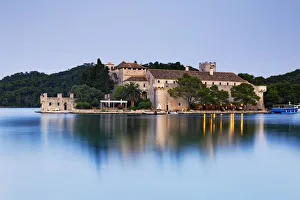 Dalmatia Gallery: Benedictine monastery on the island of St. Maria in Veliko Jezero, Great Lake