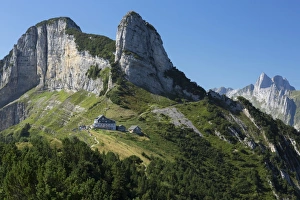 Berggasthaus Stauberen mountain guesthouse in the Alpstein Range, Appenzell, Switzerland Berggasthaus Stauberen mountain guesthouse in the Alpstein Range, Appenzell, Switzerland
