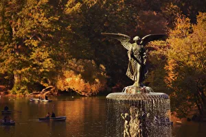 Bethesda fountain in Central Park, New York, USA Bethesda fountain in Central Park, New York, USA