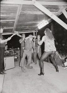 Vietnam War Prints: Ann-Margret Dancing with Soldier Print, Da Nang 1966