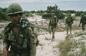 Vietnam War Prints: ARVN Marines in Quang Tri Province, June 1972 Print