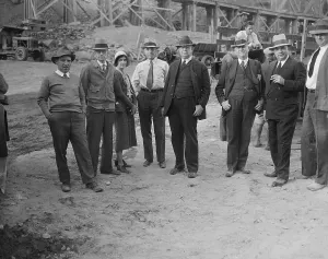 Civil Engineering History Prints: Company Officials at Boulder Dam