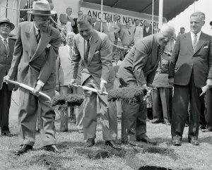 Civil Engineering History Prints: Hydroelectric Power Project Ceremony