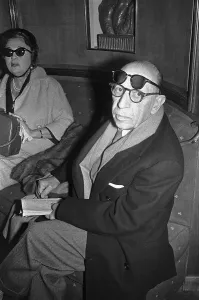 Igor Stravinsky on the Liner Liberte, 11/19/1959 Print