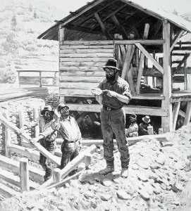 Prints of (Original Caption). Painting of James W. Marshall, discovering gold at Sutter's Mill, California Related Prints: James W. Marshall Discovering Gold Print
