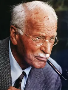 Jung Prints: Carl Jung Smoking a Pipe Print (1875-1961)