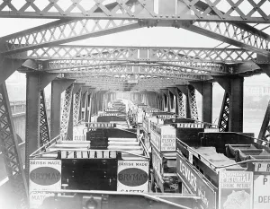 London Transportation History Prints: Testing Method for Waterloo Bridge