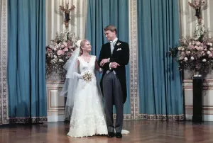 Tricia Nixon and Edward Cox Formal White House Print