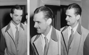 Howard Hughes Print at Los Angeles Press Conference