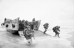 Vietnam War Prints: U.S. Marines Landing in Da Nang Print, March 8, 1965