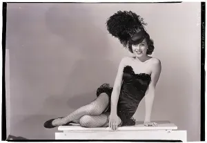 Vintage Women's Clothing Styles Prints: Woman Dressed As Showgirl