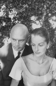 Prints of (Original Caption). Brynner Marries. Mexico City: Film star Yul Brynner embraces his bride, Doris Kleiner, after they were married here March 31st in a civil ceremony performed by Judge Manuel Soto Yul Brynner Prints: Yul Brynner Embracing Doris Kleiner Print