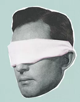 Human Face Gallery: Blindfolded Man