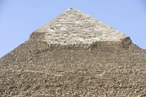 Blocks on Chephren pyramid Blocks on Chephren pyramid