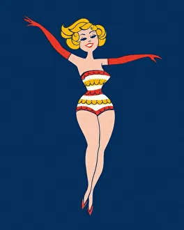 Images Dated 6th November 2012: Blond Sexy Woman