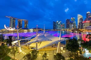 Marina Bay Sands Gallery: The Blue Hour