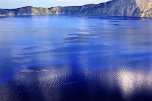 Blue water of Crater Lake, Crater Lake National Park, Oregon, USA Blue water of Crater Lake, Crater Lake National Park, Oregon, USA