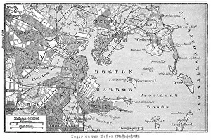 Boston map 1895 Boston map 1895