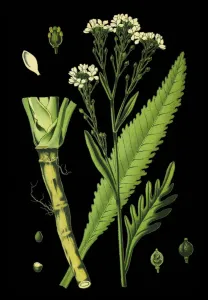 Antique Botanical Prints For Sale Prints: Horseradish