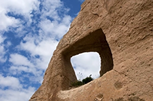 Breaktrough a tufa rock, Rose Valley, Goreme National Park, Cappadocia, Nevsehir Province Breaktrough a tufa rock, Rose Valley, Goreme National Park, Cappadocia, Nevsehir Province