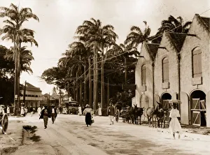 <b class=qtipBold><figcaption>Bridgetown</figcaption></b><br>circa 1910: Lower Broad Street in Bridgetown, Barbados. (Photo by Hulton Archive/Getty Images) Bridgetown
