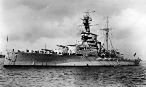 Landscape paintings Collection: British Battleship HMS Royal Oak
