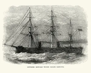 British Royal Navy Warship HMS Caledonia (1862) British Royal Navy Warship HMS Caledonia (1862)