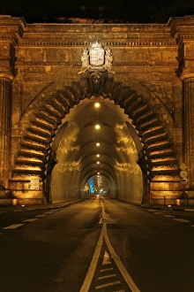 <b class=qtipBold><figcaption>Buda castle tunnel at night</figcaption></b><br>Buda castle tunnel at night.<br><em>© Copyright Romeo Reidl</em> Buda castle tunnel at night