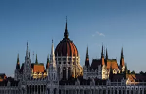 Rivers Gallery: Budapest parliament at Sunrise time, Budapest, Hungary