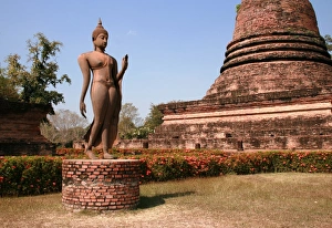 Buddha and chedi Buddha and chedi