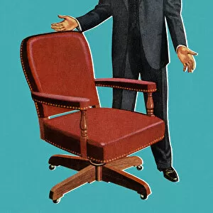 Salesmen Gallery: Businessman and Office Chair