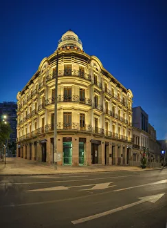 Butterfliesa House in Puerta de Purchena square. Almeria, Spain Butterfliesa House in Puerta de Purchena square. Almeria, Spain