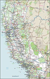 Related Images Gallery: California Highway Map