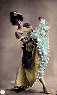 <b class=qtipBold><figcaption>Can Can</figcaption></b><br>A cabaret artist lifting her skirts for the can-can dance. (Photo by Henry Guttmann Collection/Hulton Archive/Getty Images) Can Can