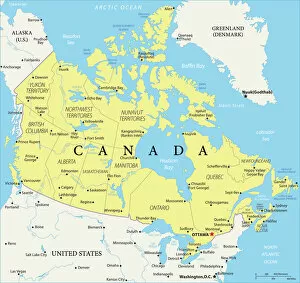 Maps Collection: Canada Reference Map