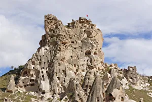 Castle Rock, Uchisar, Goreme National Park, Cappadocia, Central Anatolia Region, Anatolia Castle Rock, Uchisar, Goreme National Park, Cappadocia, Central Anatolia Region, Anatolia
