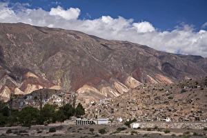 Cemetery from Maimara at the hill La Paleta del Pintor, Quebrada de Humahuaca, Argentina Cemetery from Maimara at the hill La Paleta del Pintor, Quebrada de Humahuaca, Argentina