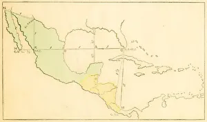 Central America and West Indies map 1875 Central America and West Indies map 1875
