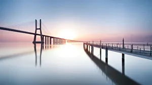 <b class=qtipBold><figcaption>Checkpoint</figcaption></b><br>The Ponte Vasco da Gama Lisbon is a massive 17km long bridge that spans the shallow but wide Tagus Estuary to the east of Lisbon. This massive bridge was once Europe longest bridge and was named after Portugal great explorer Vasco da Gama.<br><em>© fredconcha</em> Checkpoint