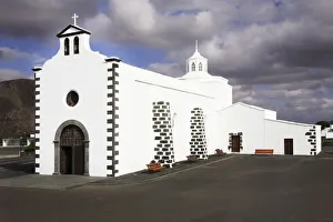 Church of Erimita de los Dolores near Mancha Blanca, Lanzarote, Canary Islands, Spain Church of Erimita de los Dolores near Mancha Blanca, Lanzarote, Canary Islands, Spain