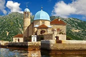 Church of Our Lady of the Rocks, Gospa od Skrpjela islet, Bay of Kotor, Perast, Montenegro Church of Our Lady of the Rocks, Gospa od Skrpjela islet, Bay of Kotor, Perast, Montenegro