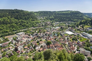 Cityscape, Bad Liebenzell, Nordschwarzwald, Schwarzwald, Baden-Wurttemberg, Germany Cityscape, Bad Liebenzell, Nordschwarzwald, Schwarzwald, Baden-Wurttemberg, Germany