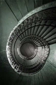 <b class=qtipBold><figcaption>Classic spiral staircase</figcaption></b><br>Classic spiral staircase in Warsaw, Poland<br><em>© © Jacek Kadaj - All rights reserved</em> Classic spiral staircase